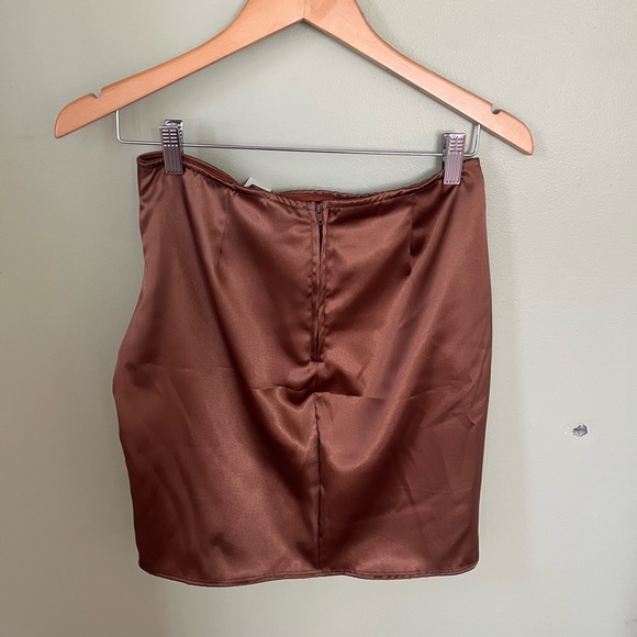 Windsor Light Brown Mini Skirt Adult S - Picture 4 of 4